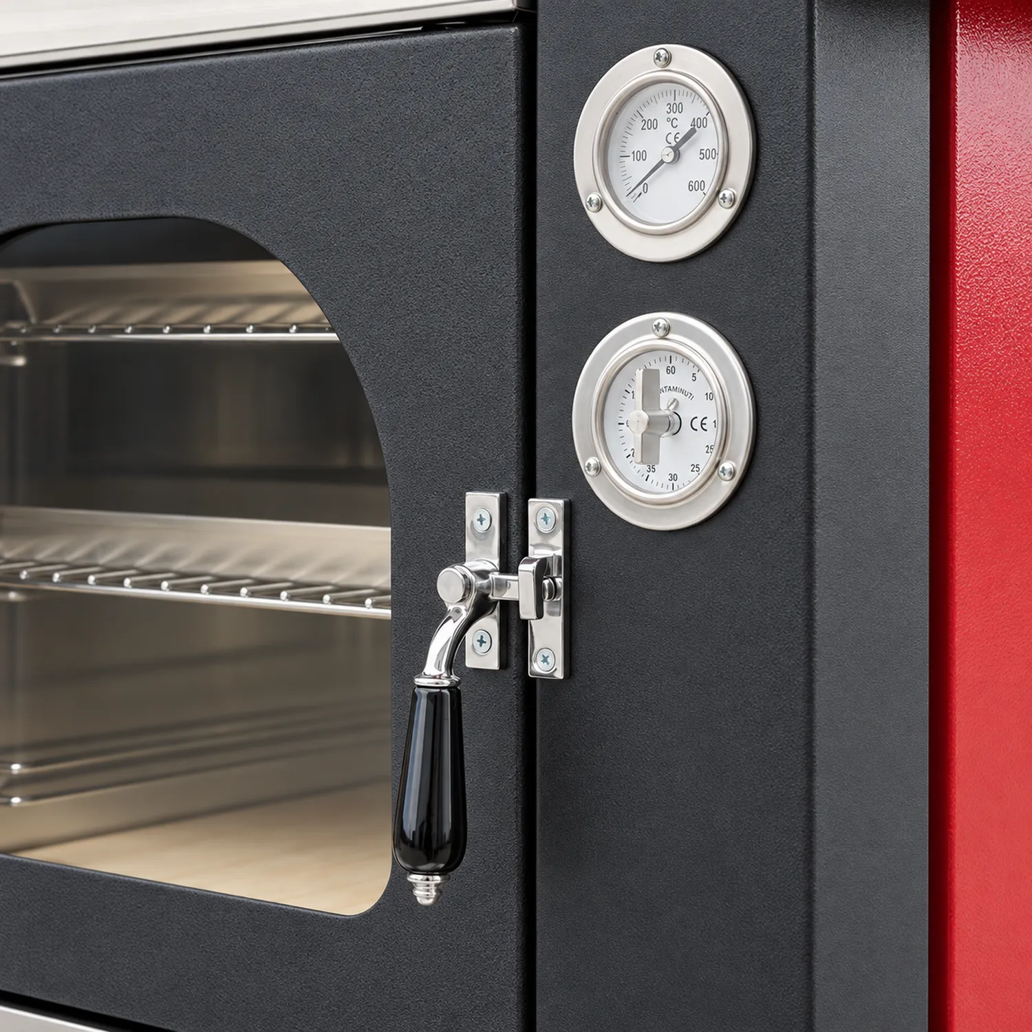 T.M.L. di Lavia Linea Legno forno a legna con barbecue da giardino