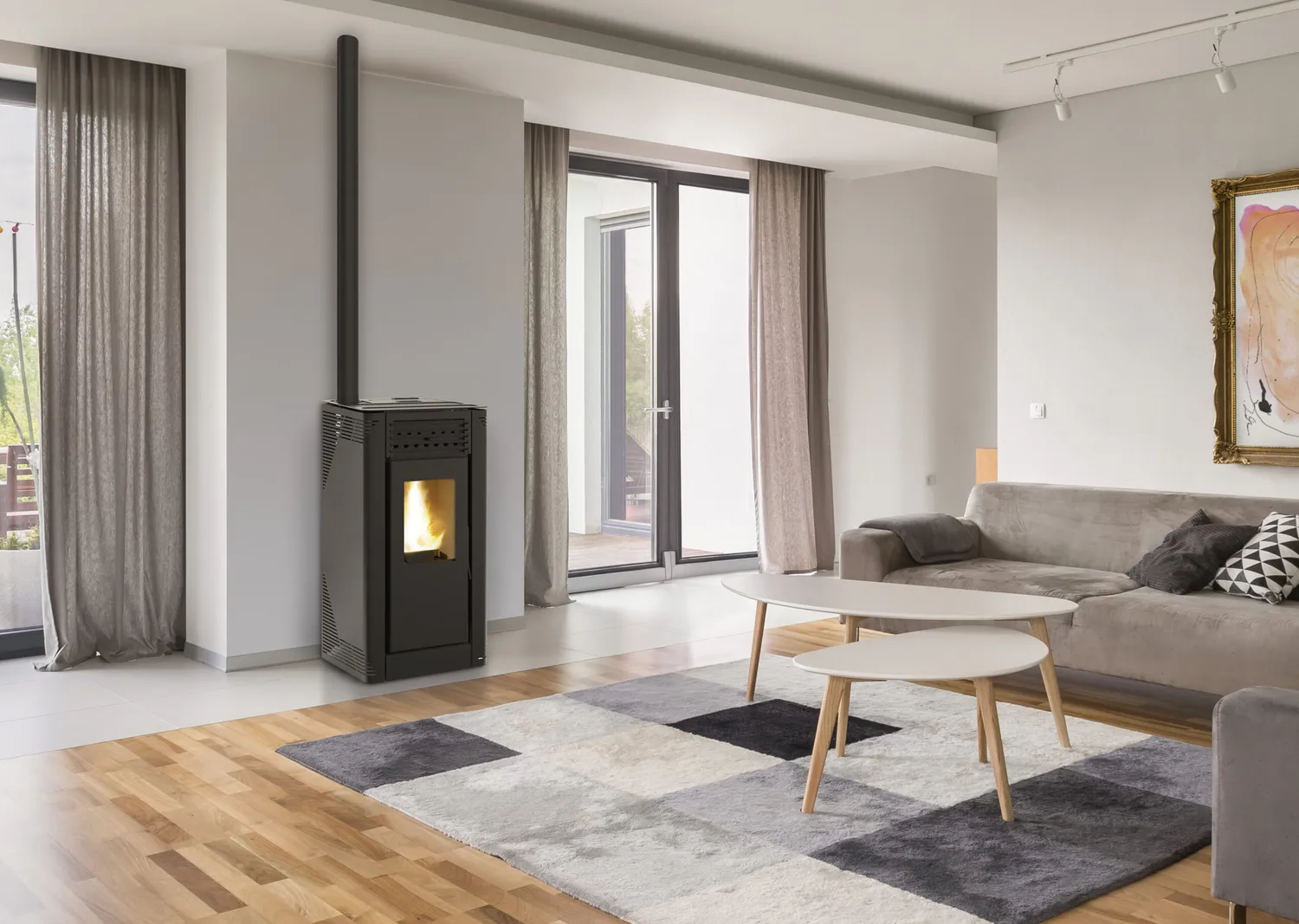 Ferlux Flora stufa a pellet ad aria calda